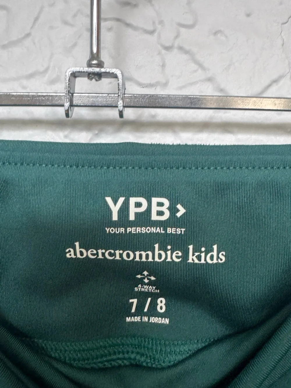 Abercrombie Kids YPB Flare Leggings Green Athletic Pants Size 7/8